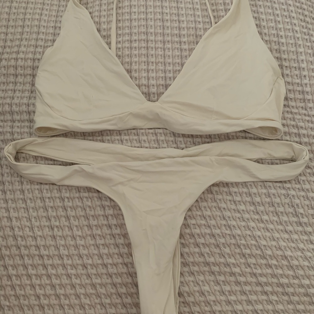 Stone Cold Fox cream bikini